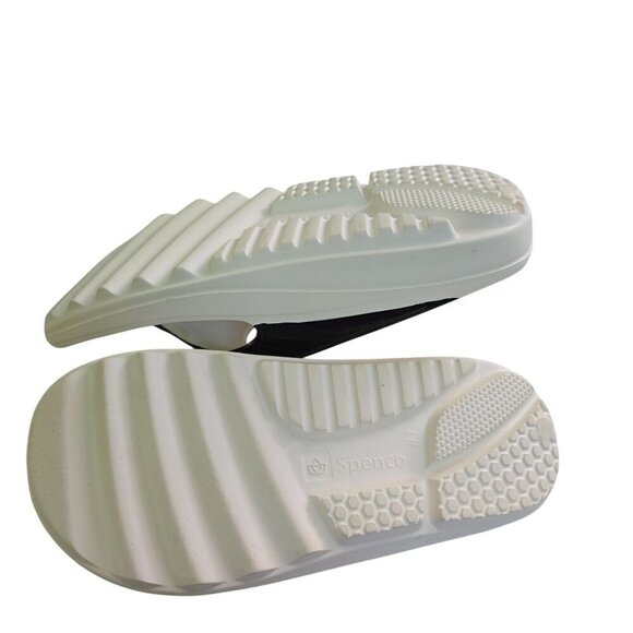 Spenco Fusion 2 Black Sparkle Flip Flop Thong Sandals Orthotic Cushioned Size 7 - Picture 5 of 7